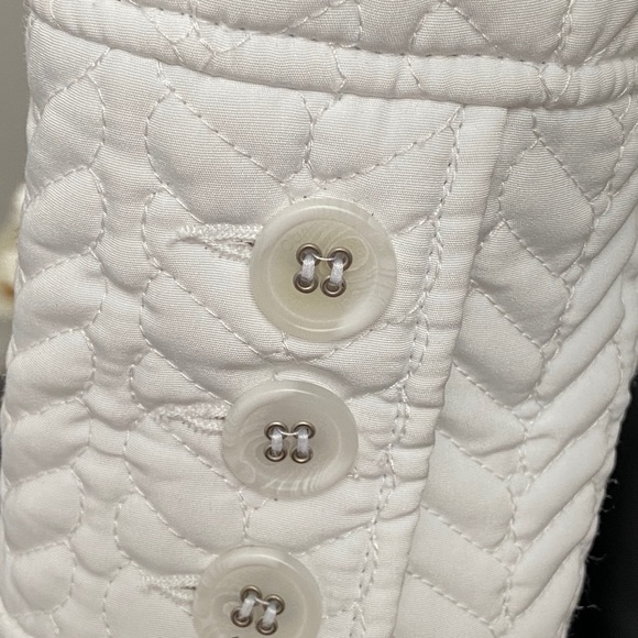 Calvin Klein White Quilted Jacket - Picture 10 of 11